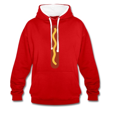 Abschlussfeier Hoodie - Hot Dog Fast Food Kostüm