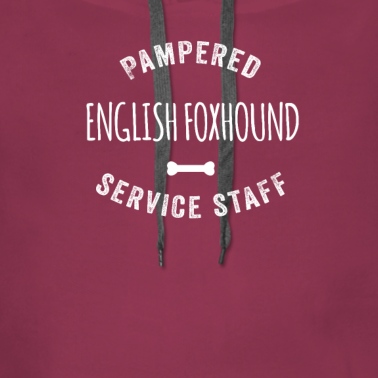 Abschlussfeier Hoodie - Verwöhntes englisches Foxhound Dog Servicepersonal