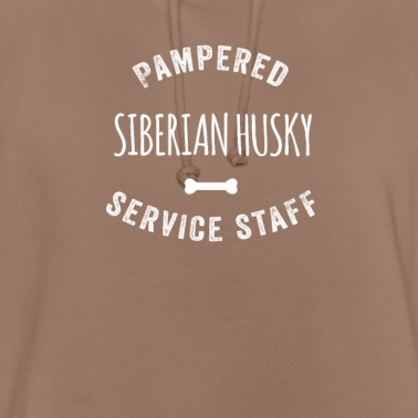 Abschlussfeier Hoodie - Verwöhntes Siberian Husky Dog Servicepersonal