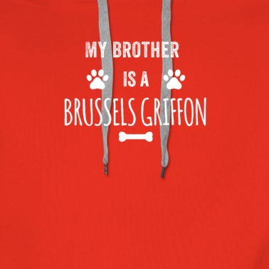 Abschlussfeier Hoodie - Mein Bruder ist ein Lustiger Hund aus Brüsseler Griffon
