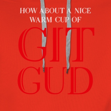 Abschlussfeier Hoodie - Wie wäre es mit einer schönen warmen Tasse Git Gud