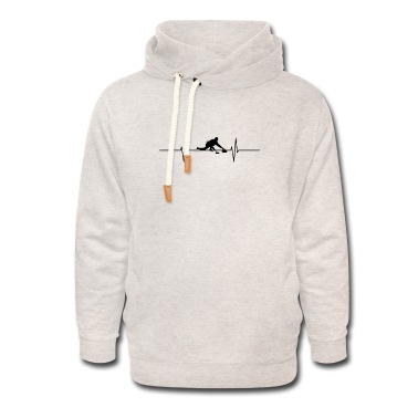 Abschlussfeier Hoodie - Curling Herzschlag