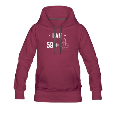 Abschlussfeier Hoodie - Geburtstag Ich bin 59 + 1 lustige Hand
