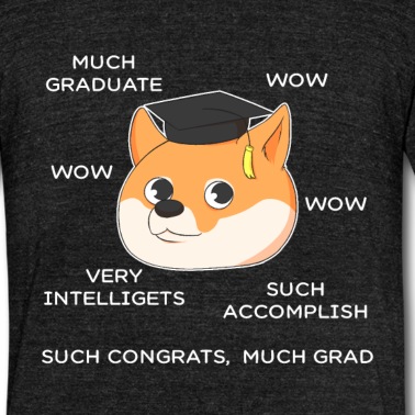 Abschlussfeier T-Shirt - Shiba Inu Abschlussfeier