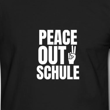 Abschlussfeier T-Shirt - Peace Out Schule Abschlussfeier Abschluss Abitur