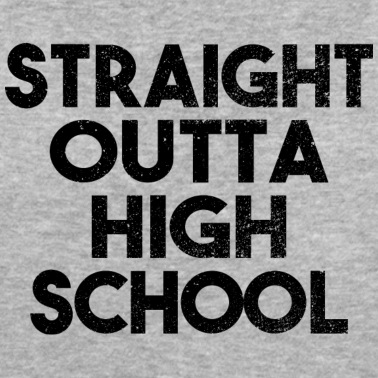 Abschlussfeier T-Shirt - Straight Outta High School Abschlussfeier Geschenk