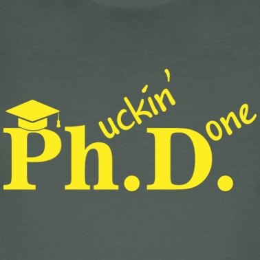 Abschlussfeier T-Shirt - Phd Abschlussfeier Student Geschenk Dissertation