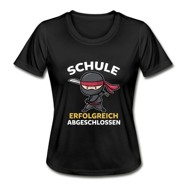 Abschlussfeier T-Shirt - Schüler Ninja Schule Abschlussfeier Schulabschluss