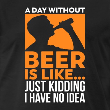 Abschlussfeier T-Shirt - Kein Tag ohne Bier Abschlussfeier Saufen Geschenk