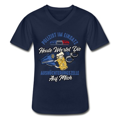 Abschlussfeier T-Shirt - Polizist im Einsatz - Polizei Polizist