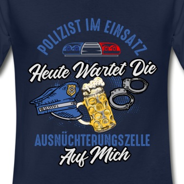 Abschlussfeier T-Shirt - Polizist im Einsatz - Polizei Polizist