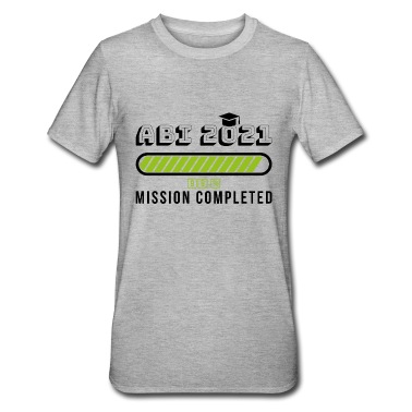 Abschlussfeier T-Shirt - Abi mission completed Geschenk Schule Abschluss