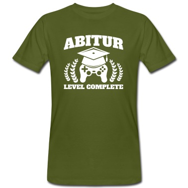 Abschlussfeier T-Shirt - Abitur level complete Geschenk Schule Abschluss