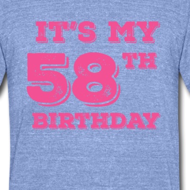 Abschlussfeier T-Shirt - Es ist mein 58. Geburtstag