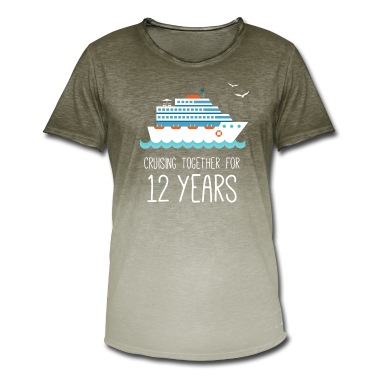 Abschlussfeier T-Shirt - Gemeinsame Kreuzfahrt für 12 Jahre Hochzeitstag