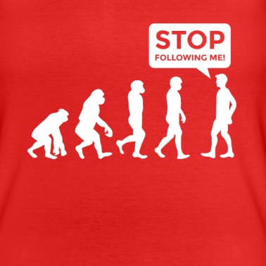 Abschlussfeier T-Shirt - Hör auf, mir zu folgen Evolution