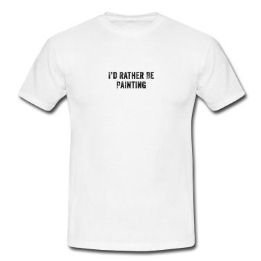 Abschlussfeier T-Shirt - Ich würde lieber lustig malen