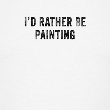 Abschlussfeier T-Shirt - Ich würde lieber lustig malen