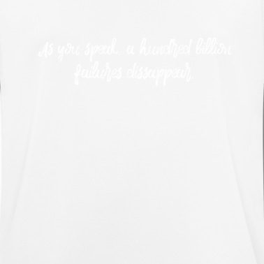 Abschlussfeier T-Shirt - Während Sie sprechen, verschwinden hundert Milliarden Fehler
