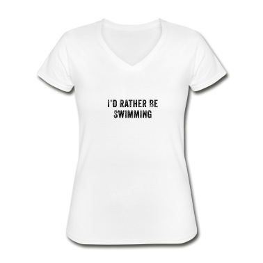 Abschlussfeier T-Shirt - Ich würde lieber lustig schwimmen