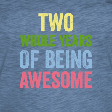Abschlussfeier T-Shirt - Geburtstag 2 Jahre Awesome