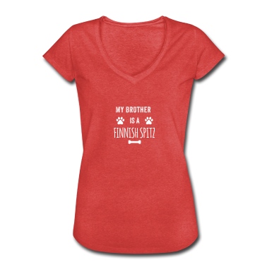 Abschlussfeier T-Shirt - Mein Bruder ist ein finnischer Spitz Funny Dog