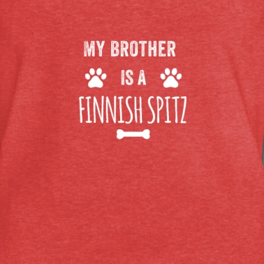 Abschlussfeier T-Shirt - Mein Bruder ist ein finnischer Spitz Funny Dog