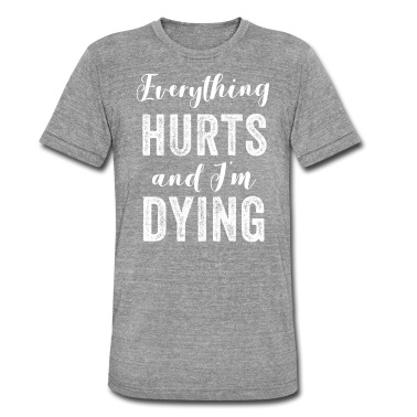 Abschlussfeier T-Shirt - Alles tut weh und ich sterbe