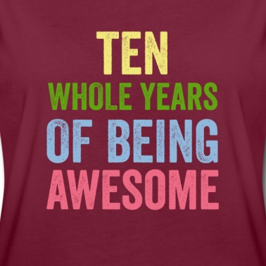 Abschlussfeier T-Shirt - Geburtstag 10 Jahre Großartigsein