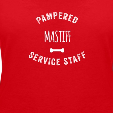 Abschlussfeier T-Shirt - Verwöhntes Mastiff Dog Servicepersonal