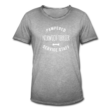 Abschlussfeier T-Shirt - Verwöhntes Norwich Terrier Dog Servicepersonal