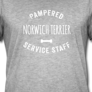 Abschlussfeier T-Shirt - Verwöhntes Norwich Terrier Dog Servicepersonal