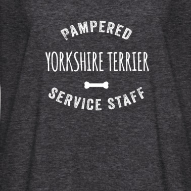 Abschlussfeier T-Shirt - Verwöhntes Yorkshire Terrier Dog Servicepersonal