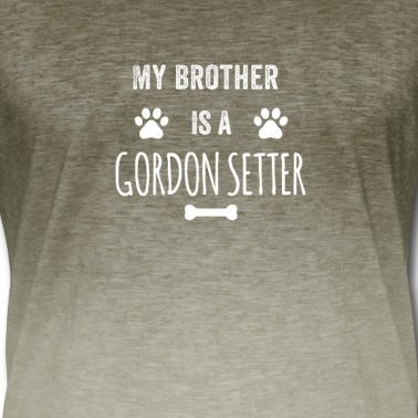 Abschlussfeier T-Shirt - Mein Bruder ist ein Gordon Setter Lustiger Hund