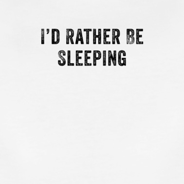 Abschlussfeier T-Shirt - Ich würde lieber lustig schlafen