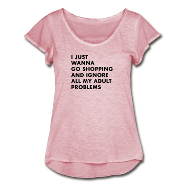 Abschlussfeier T-Shirt - Ich möchte einfach einkaufen gehen und alle meine Erwachsenen ignorieren