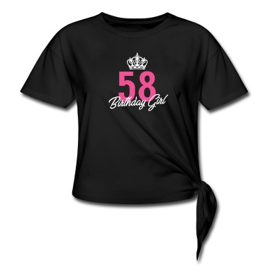 Abschlussfeier T-Shirt - Lustige 58 Geburtstagskind Queen