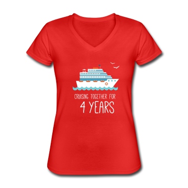 Abschlussfeier T-Shirt - Gemeinsame Kreuzfahrt für 4 Jahre Hochzeitstag