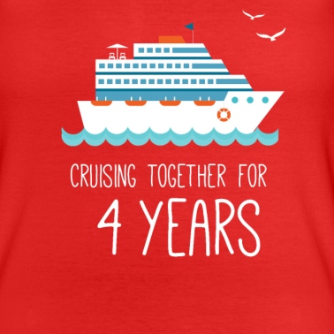 Abschlussfeier T-Shirt - Gemeinsame Kreuzfahrt für 4 Jahre Hochzeitstag