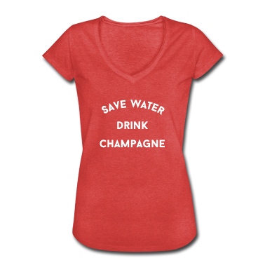 Abschlussfeier T-Shirt - Sparen Sie Wasser Trinken Sie Champagner