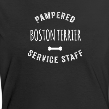 Abschlussfeier T-Shirt - Verwöhntes Boston Terrier Dog Servicepersonal