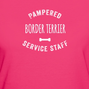 Abschlussfeier T-Shirt - Verwöhntes Border Terrier Hundeservicepersonal