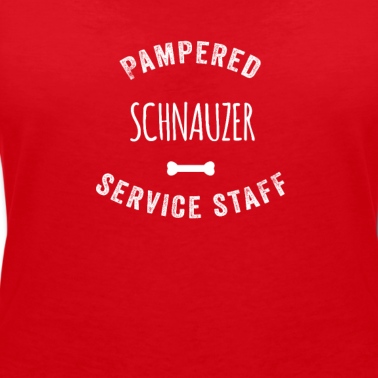 Abschlussfeier T-Shirt - Verwöhntes Schnauzer Hundeservicepersonal