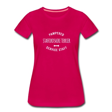 Abschlussfeier T-Shirt - Verwöhntes Staffordshire Terrier Dog Servicepersonal