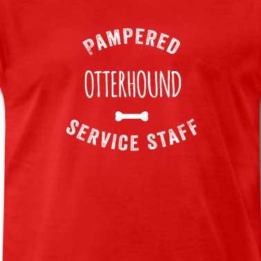 Abschlussfeier T-Shirt - Verwöhntes Otterhound Dog Servicepersonal