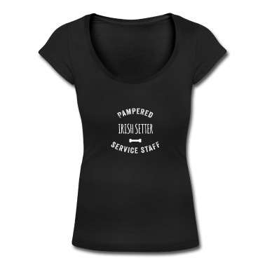 Abschlussfeier T-Shirt - Verwöhntes Irish Setter Dog Servicepersonal
