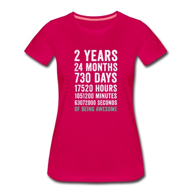 Abschlussfeier T-Shirt - Geburtstagsgeschenk-T-Shirt 2 Jahre alt, das fantastisch ist