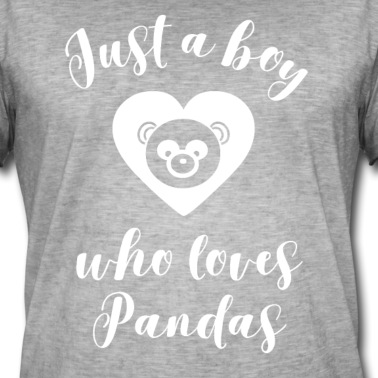 Abschlussfeier T-Shirt - Nur ein Junge, der Pandas liebt