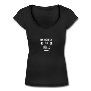 Abschlussfeier T-Shirt - Mein Bruder ist ein briard lustiger Hund