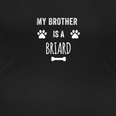 Abschlussfeier T-Shirt - Mein Bruder ist ein briard lustiger Hund